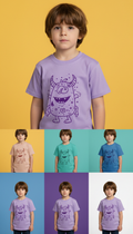 Purple Doodle Monster Tee